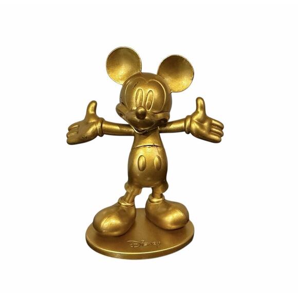 Disney Other - DISNEY: Mickey Mouse - Bronze Color - Vinyl/Plastic Figures - 3” Tall